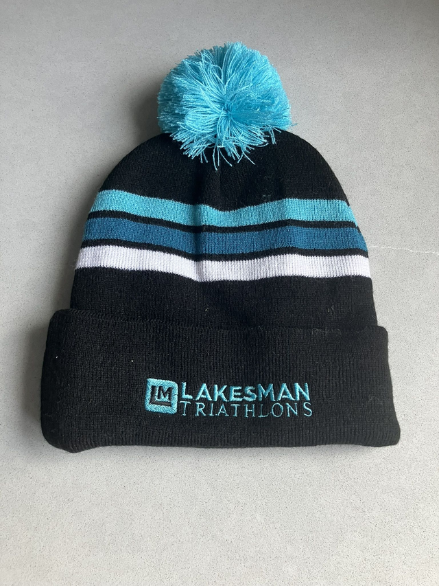Blue Bobble Hat