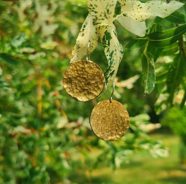 Boucles d&#039;oreilles Ronds Martelés