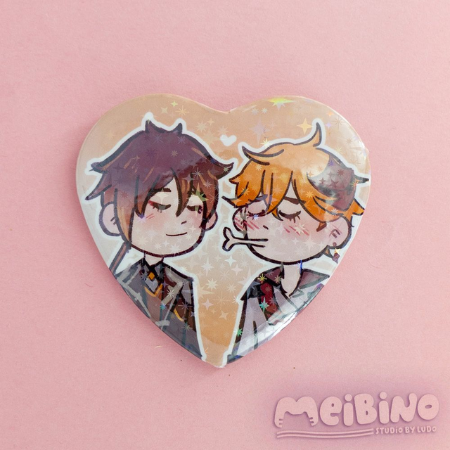 zhongli x childe - pin serduszko