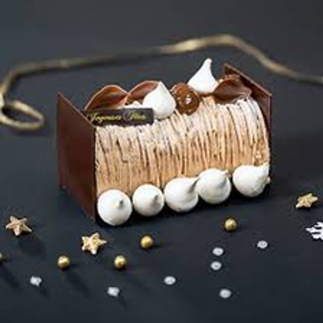 Bûche mont blanc façon fournil de Vh 