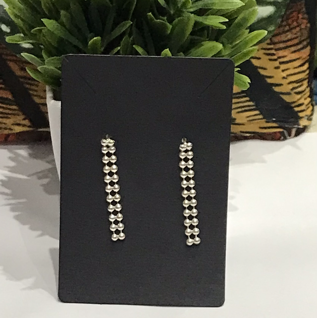 Silver Dangling Earrings- SDE65