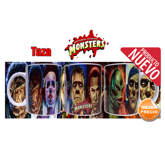 TAZA 325 ml MONSTERS