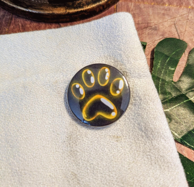 Mini Badge "Patoune" - 25 mm 