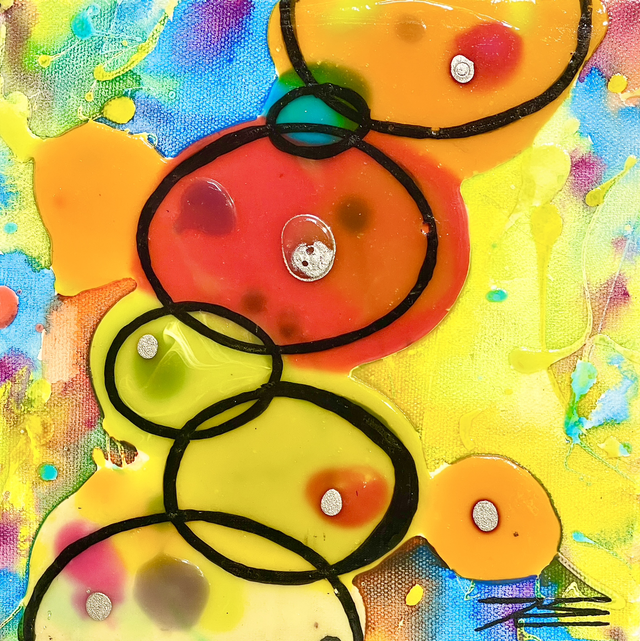 Les Ovales - 20x20cm - 2017