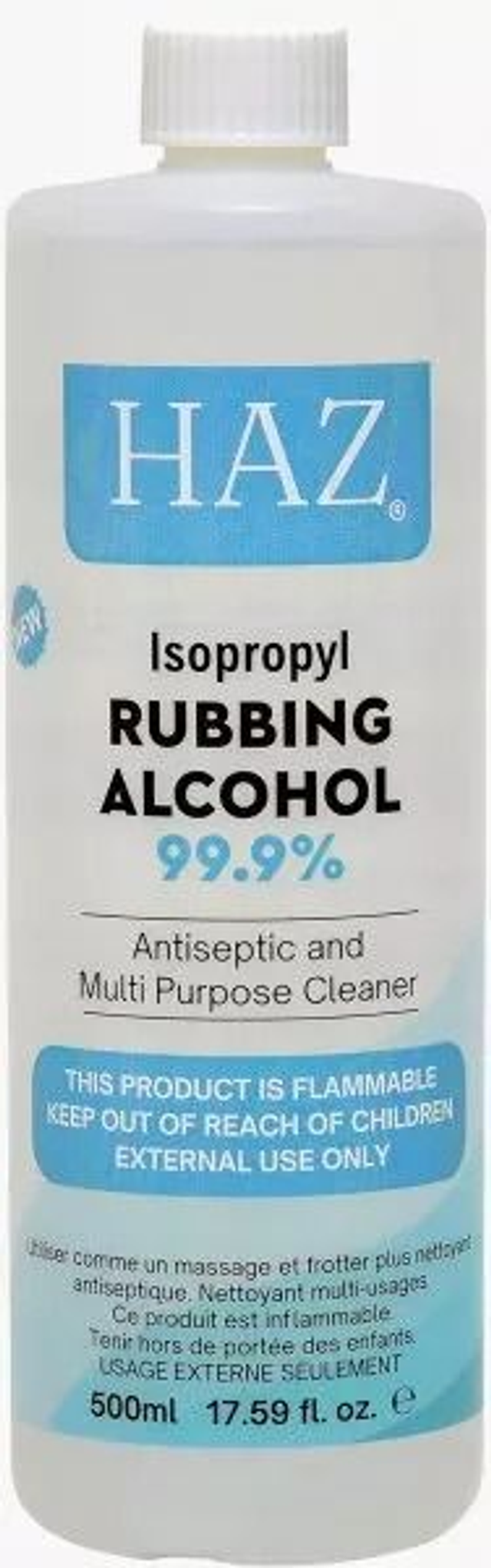 HAZ: RUBBING ALCOHOL 99.9% 500ML