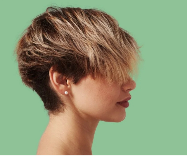 Mèche tête complète cheveux court 