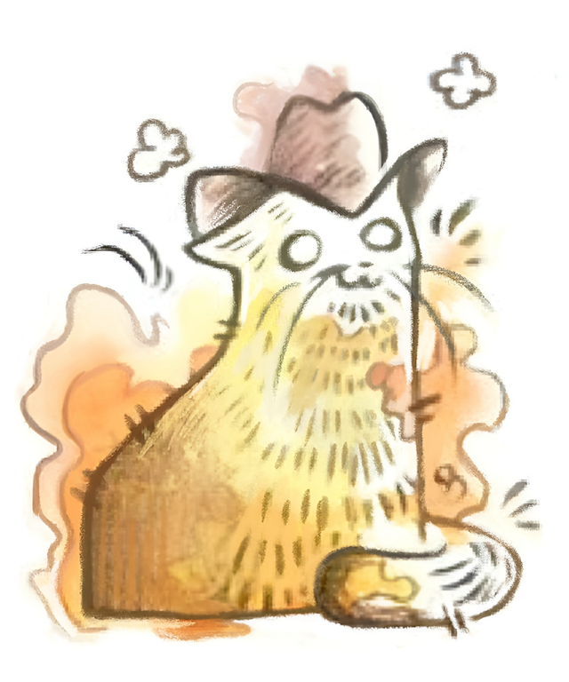 Chat Patate - Classique - Cowboy