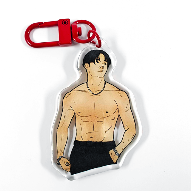 Stray Kids Bang Chan Railway Keychain
