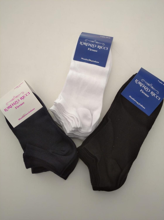 Lorenzo Ricci Firenze Calzino pariscarpa in cotone elasticizzato
