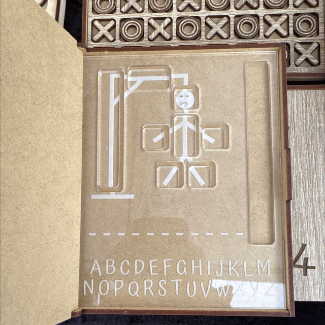 Jeu en bois Le pendu 