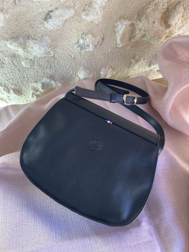 Baroudeuse Cuir Noir et Doré