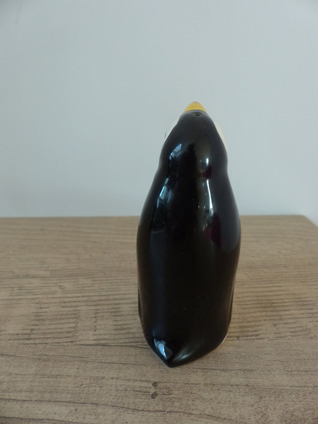 Vintage 1970 Carlton England - Poivrière Pingouin Céramique - Décoration Table Cuisine Unique, Idée Cadeau Originale - Poivrière Collector
