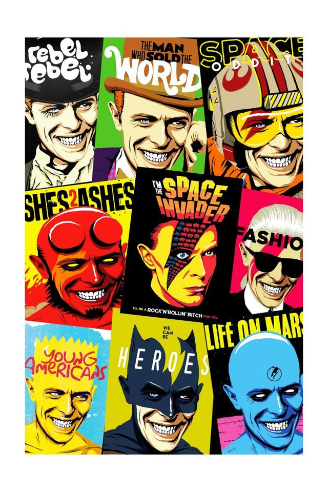 David Bowie Changes Music Art Print