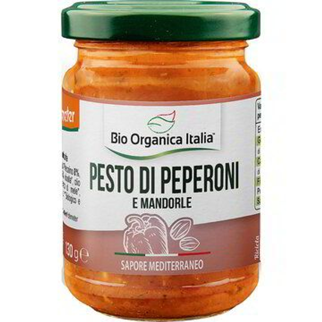 Pesto di peperoni e mandorle 130G BIO ORGANIC