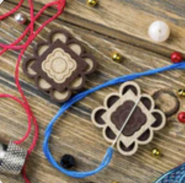 Wooden Needle Minders  Each