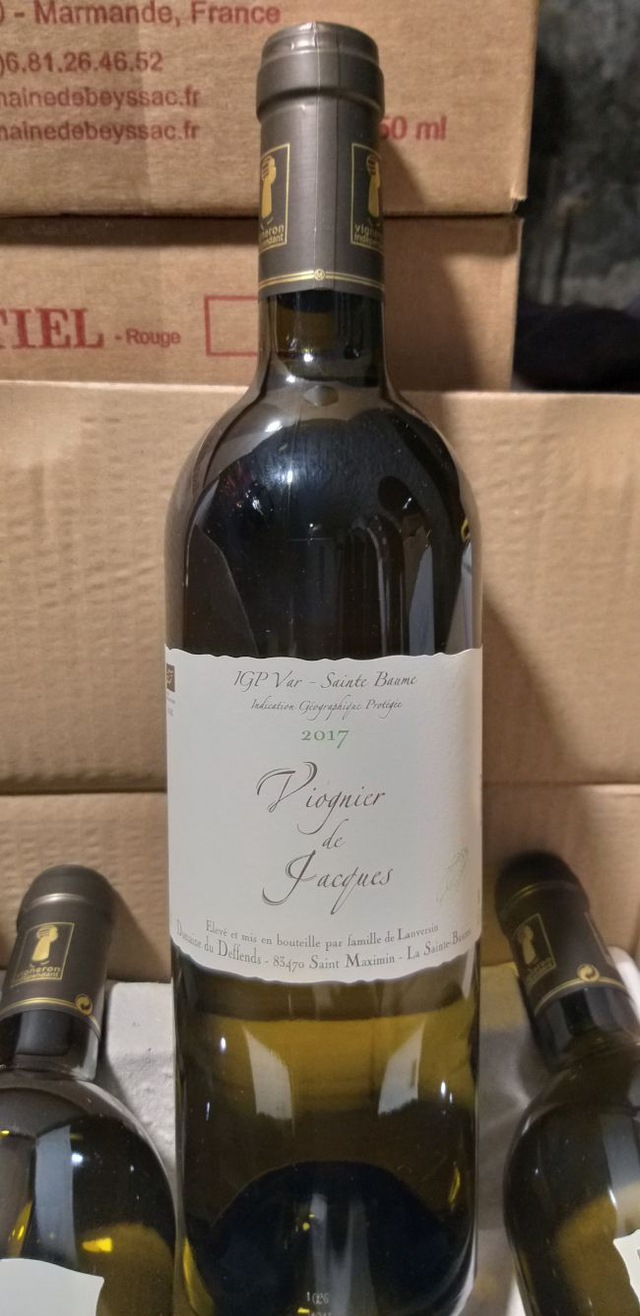 Viognier de Jacques 2019 - Blanc Sec Tranquille - Domaine du Deffends (Famille de Lanversin)