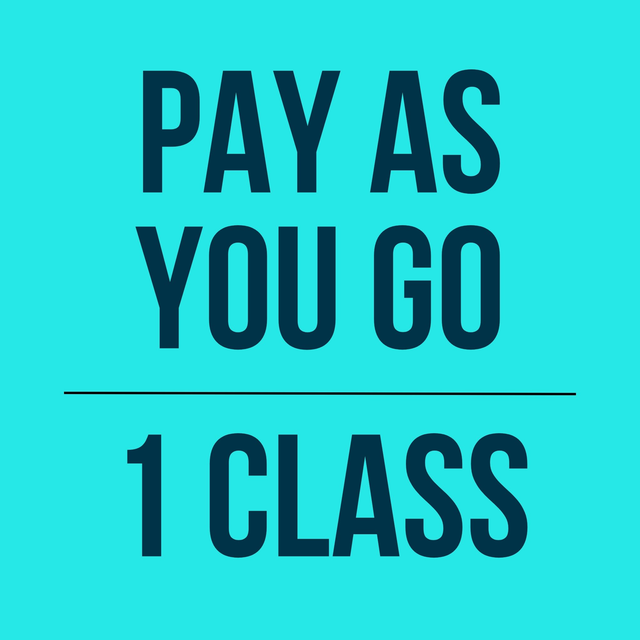 1 CLASS - Pay As You Go  