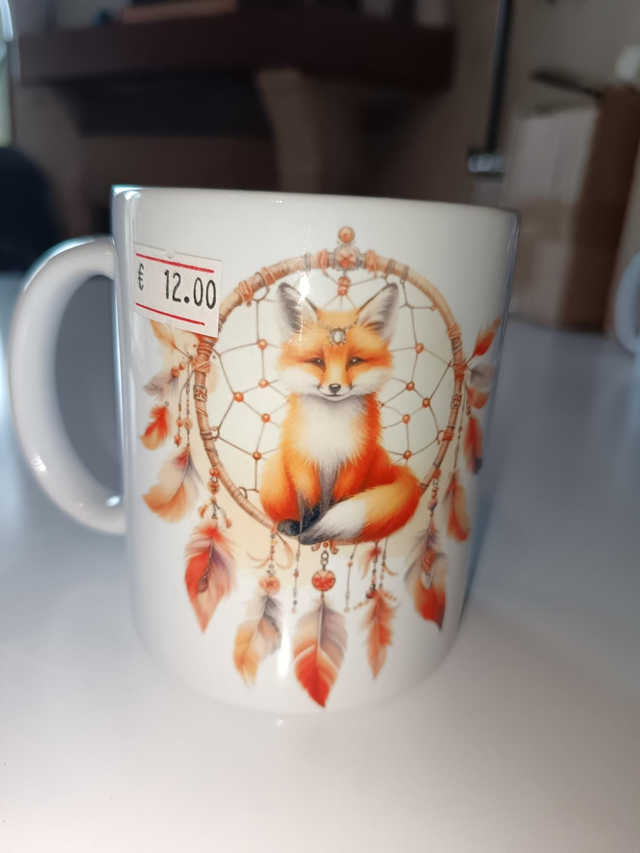 Tasse renard attrape rêves 
