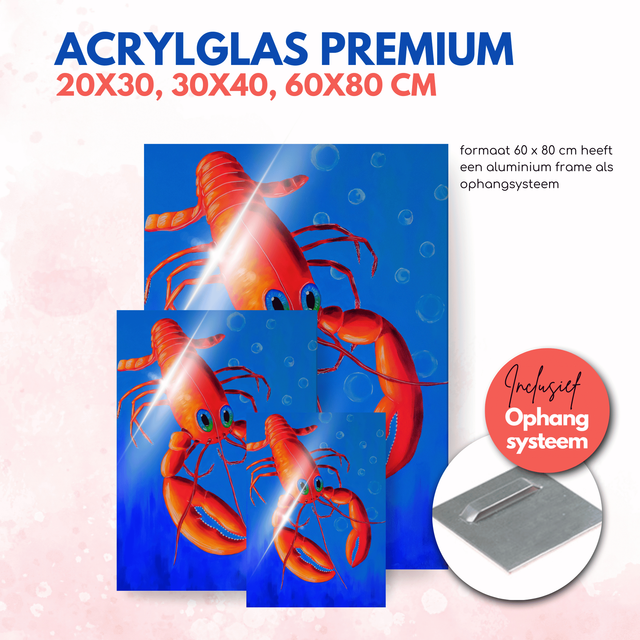 Kreeft | Acrylglas premium