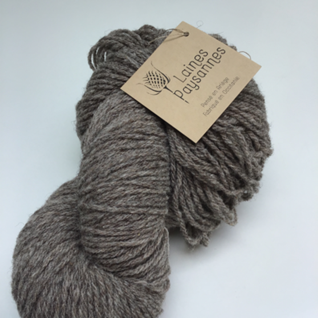 TARASCONNAISE &amp; MÉRINOS 3 fils Gris Montagne ou Burel