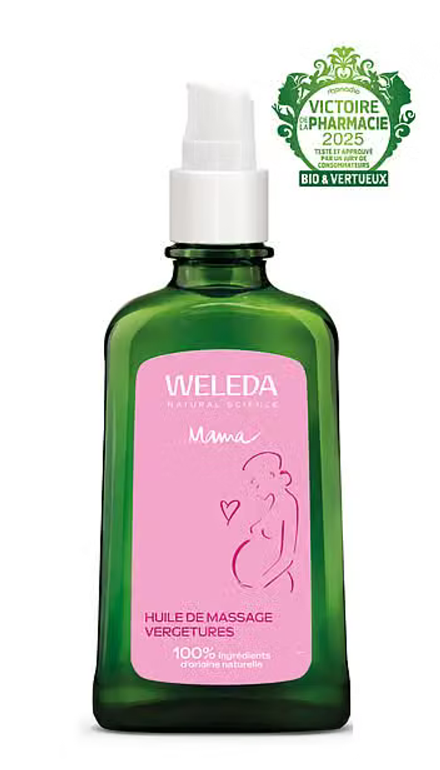 Huile de Massage Vergetures (100 ml) | Weleda | Grossesse
