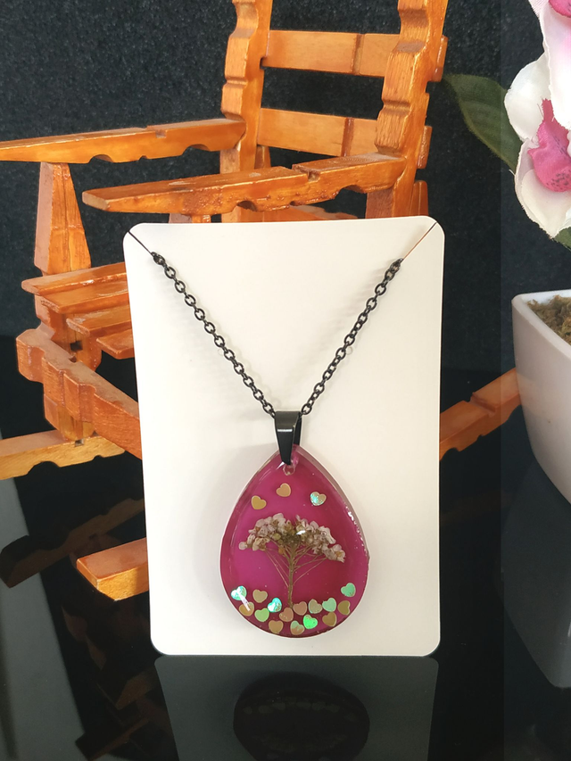 Collier Corbeille d'Argent aux petits cœurs