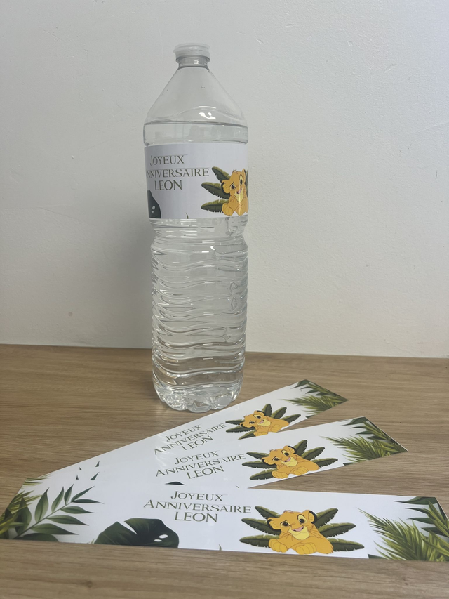 Etiquettes pour grandes bouteilles x 3