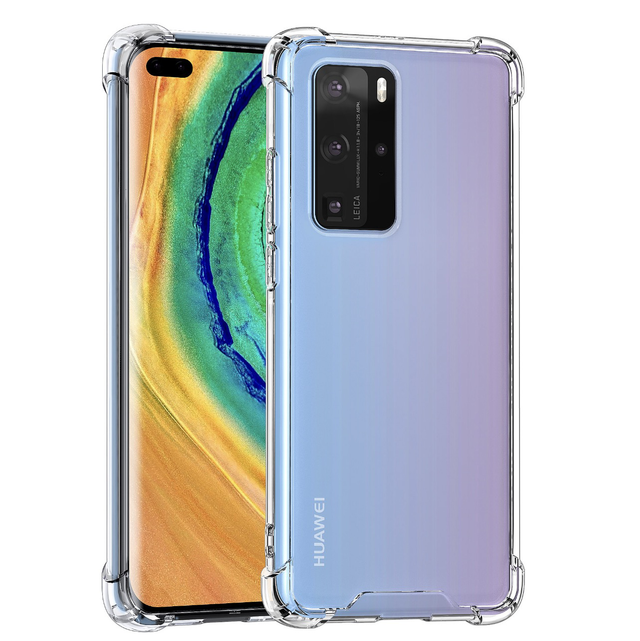 Huawei P40 Pro TPU Backcover – Gennemsigtig