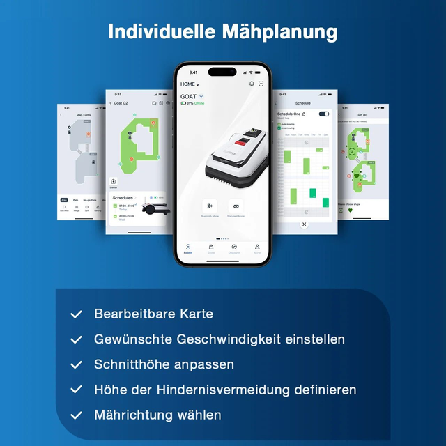 Ecovacs robot de tonte GOAT A3000 LiDAR