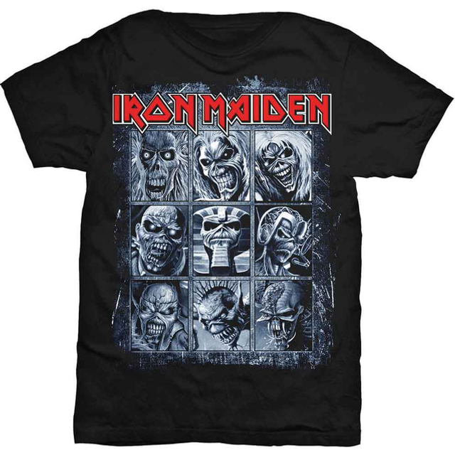 IRON MAIDEN UNISEX T-SHIRT: NINE EDDIES