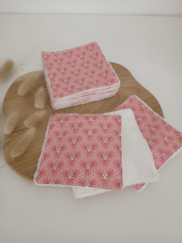 Pack de 5 cotons lavables démaquillants  