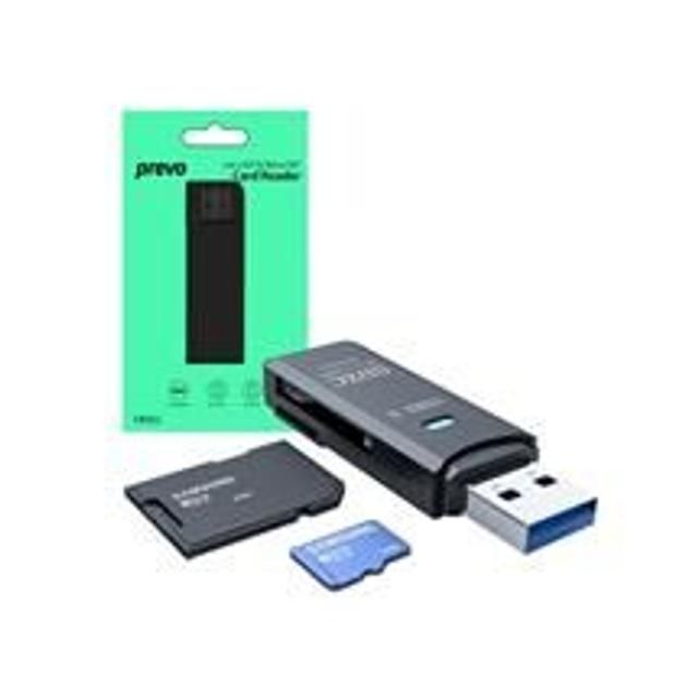 Prevo CR311 Card Reader USB 3.2 Gen 1 (3.1 Gen 1) Type-A Black