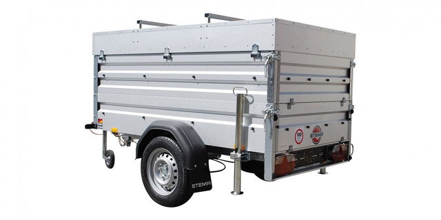 FT 8.5-20-10.1B mit Metalldeckel und Bordwandaufsatz, gebremst