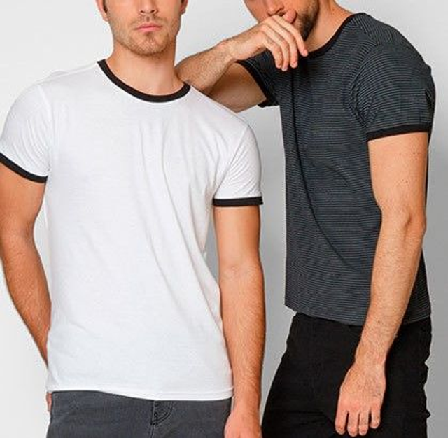 contrast colour t-shirt (choose your unique text)