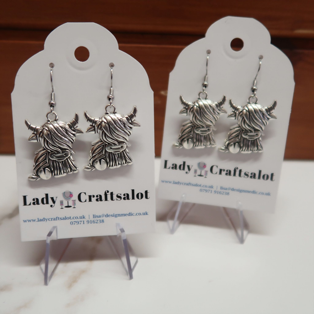 Highland Cow Earrings