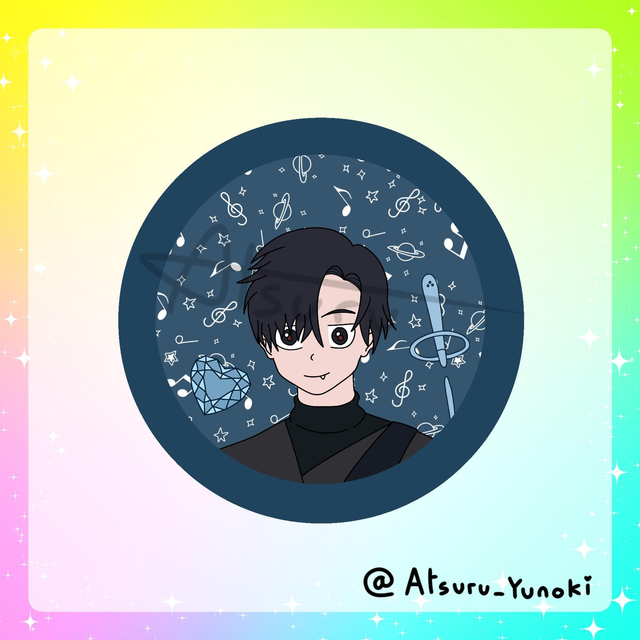 Ivan / Rainbow Badges / Serie 12 / Alien Stage / (Design by Atsuru_Yunoki (me) )