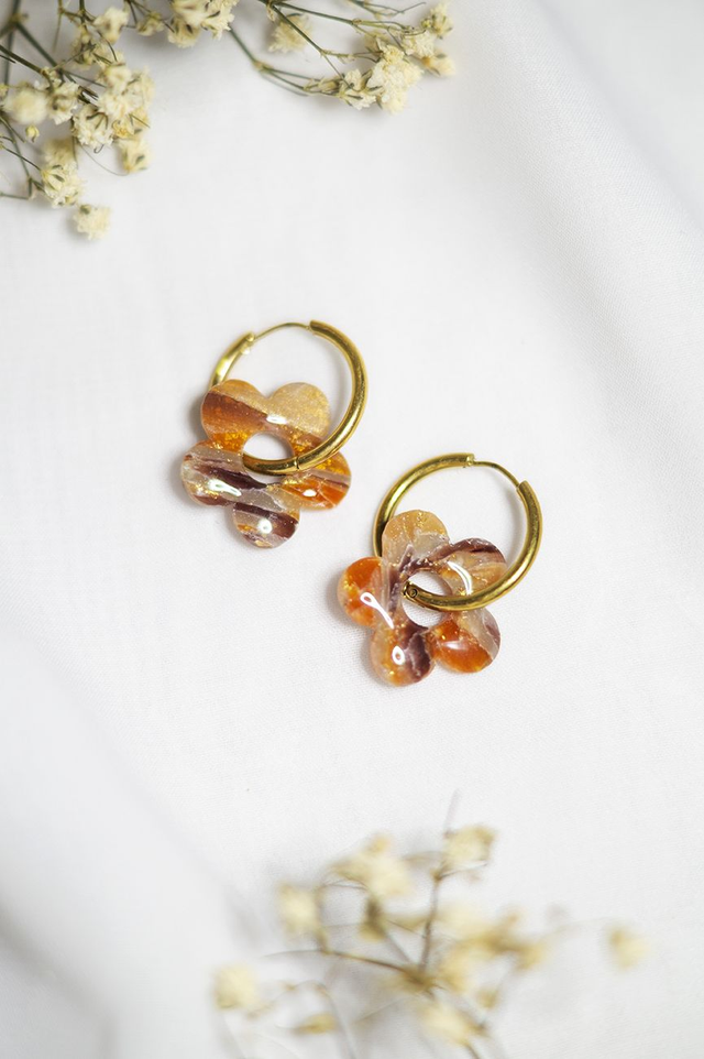 Coloris sahara - Boucles Fleur