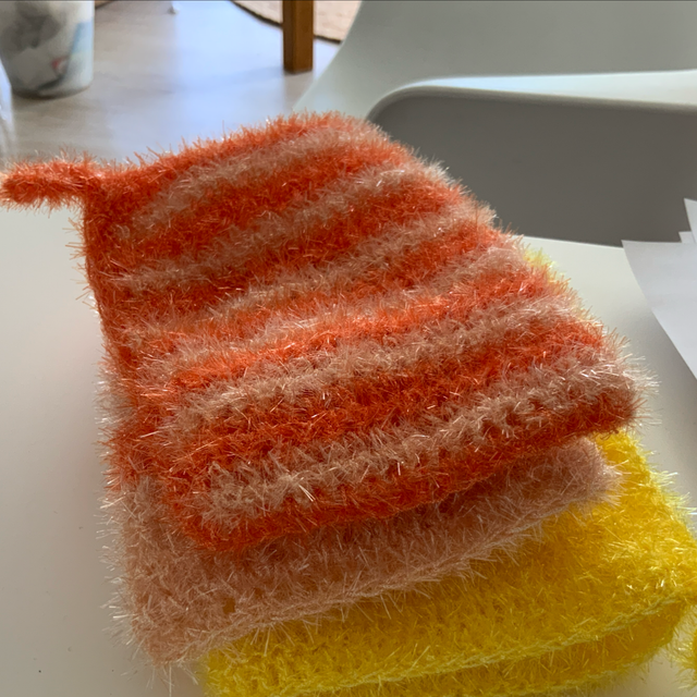 Massagehandschuh mit Duschgel