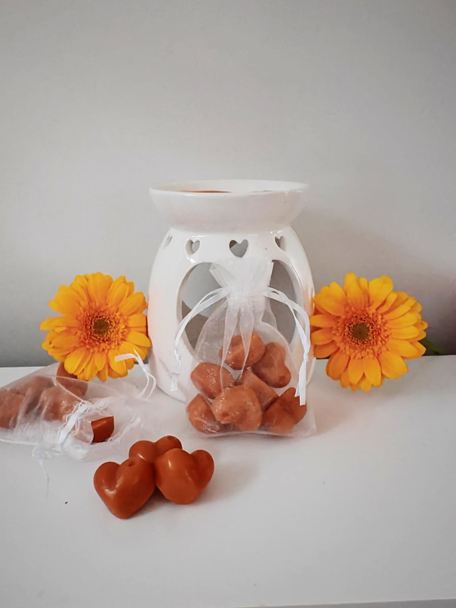 Heart mini wax melts x8