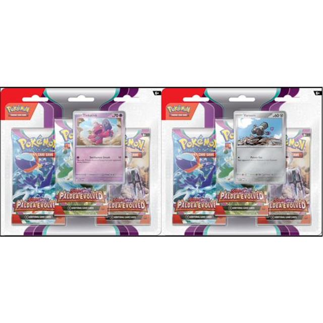 Paldea Evolved 3-Pack Blister