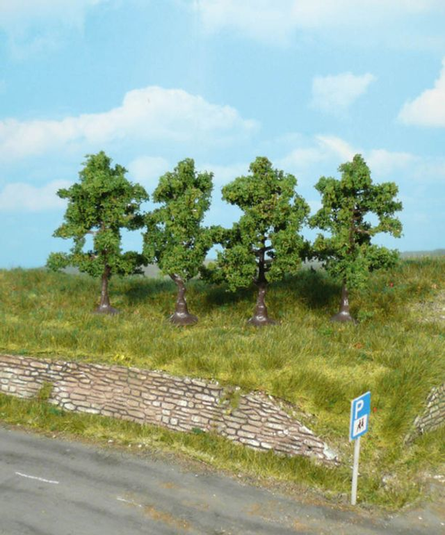 5 Arbres fruitiers 7cm Héki 1965