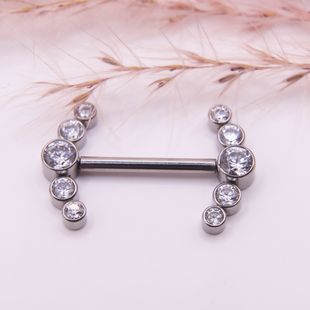 Barbell 5 strass 