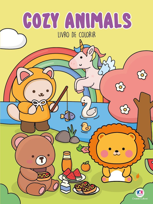Cozy Animals - para colorir