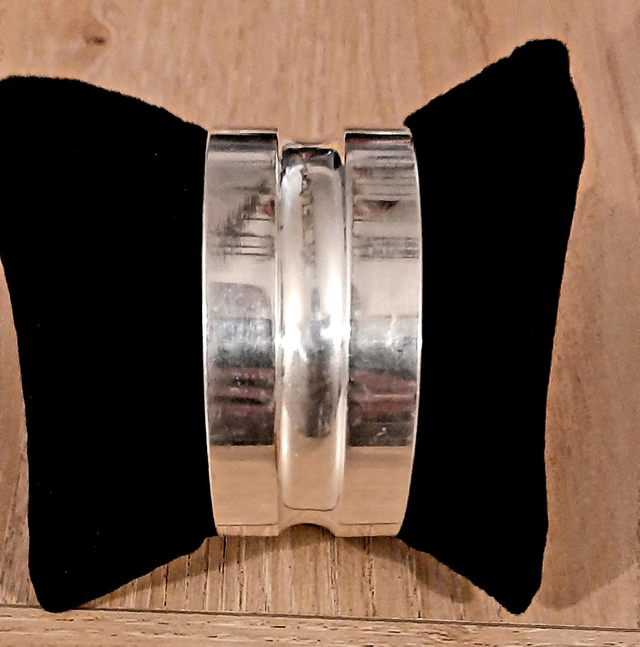 Bracelet en métal argenté