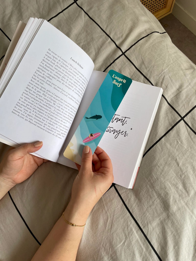 Au grand air - Surf Marque-page