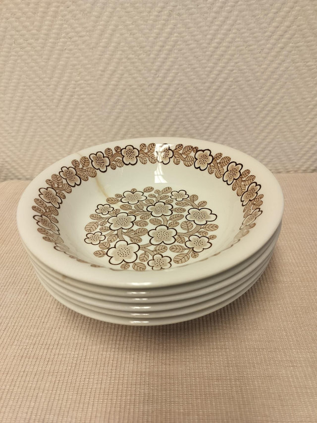 Arabia syvät lautaset 6kpl #023