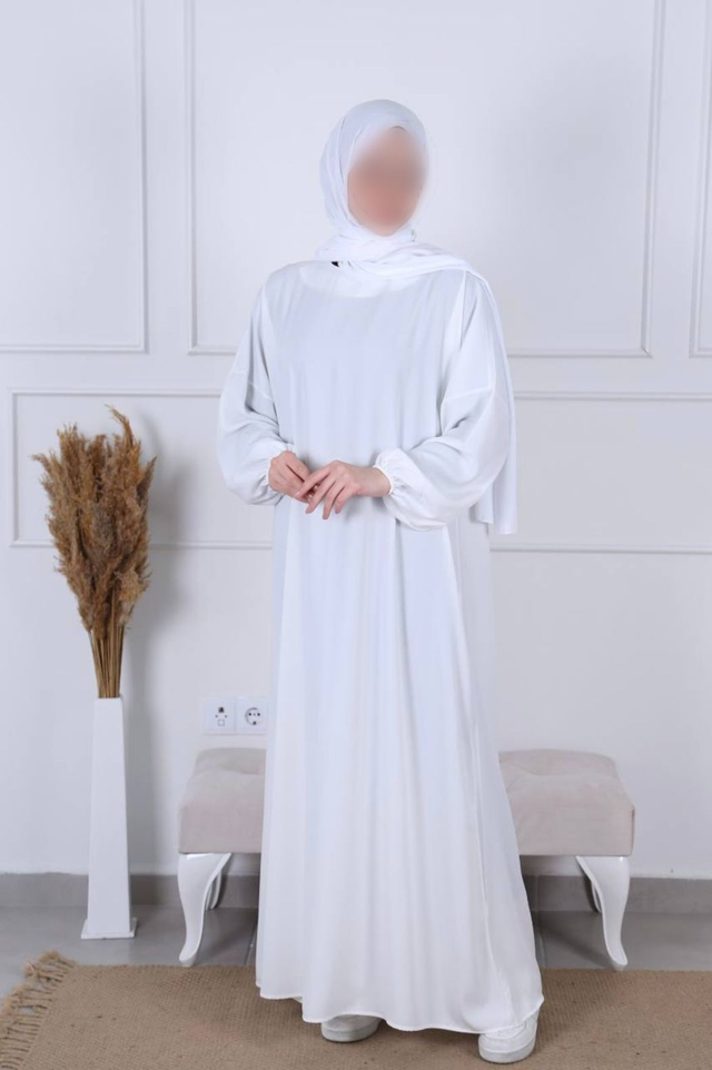 ABAYA BLANCHE (SOUS KIMONO)