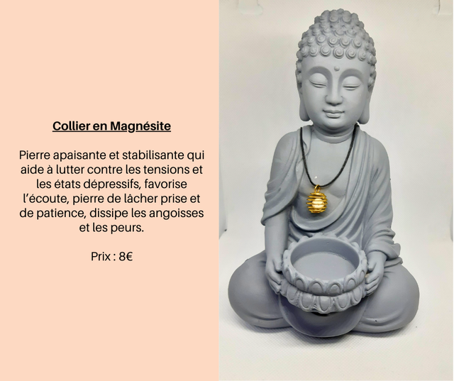 92- Collier en Magnésite