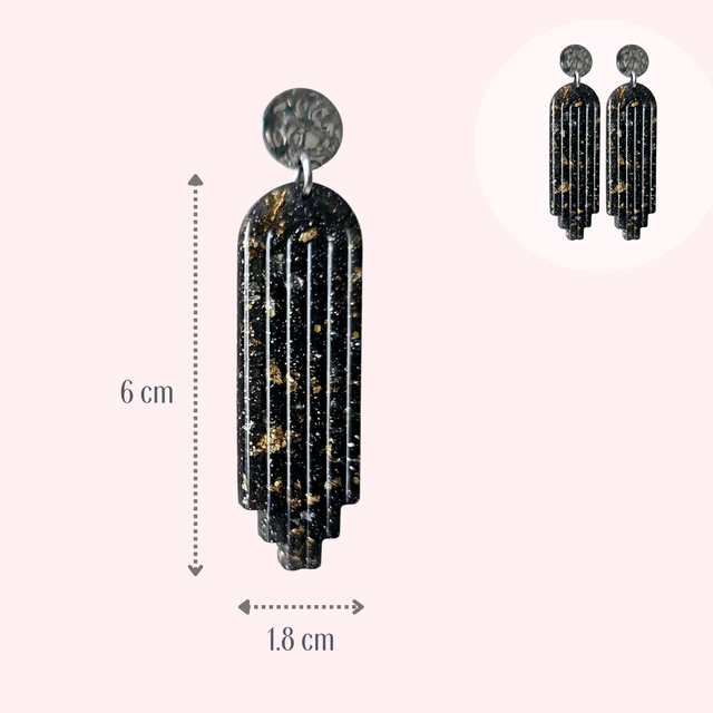 ARTY rose multi paillettes