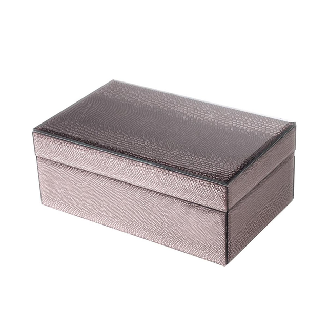 Boite Miroir Lezard Argent